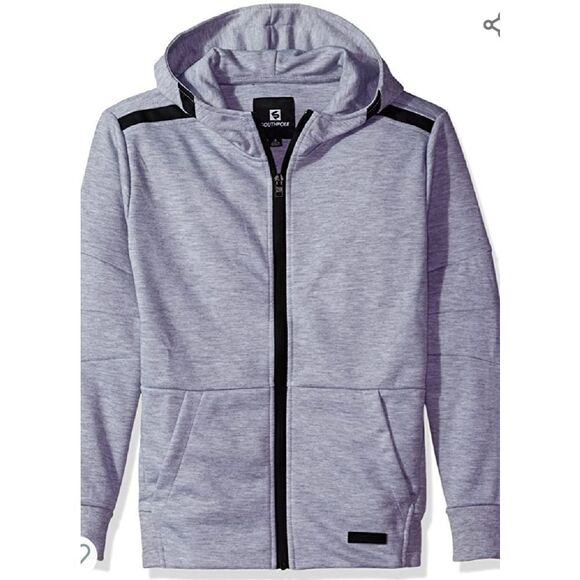 Southpole Boys' Big Tech Fleece Hooded Jacket - Picture 1 of 11